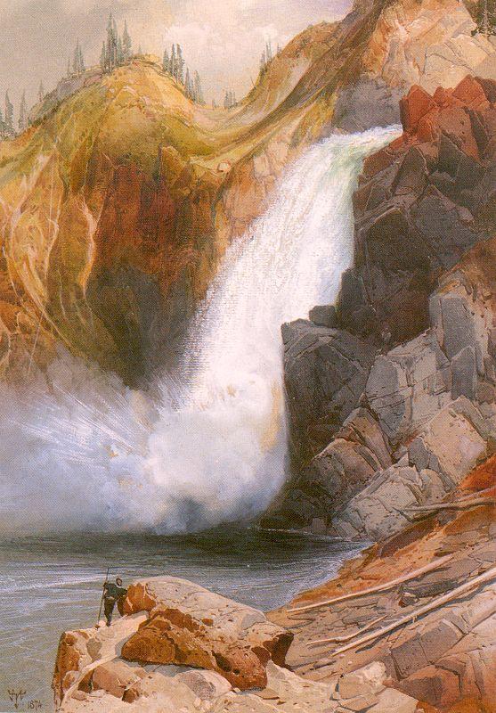 Moran, Thomas Upper Falls, Yellowstone France oil painting art